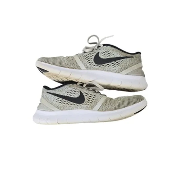 Nike Free RN‎ Women's Running Shoes Light Gray Black Size 8.5 - Picture 5 of 7